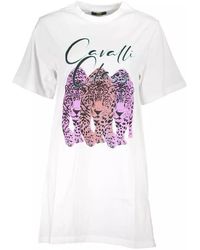 Class Roberto Cavalli - Cotton Dress - Lyst