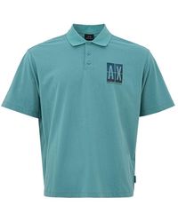 Armani Exchange - Light Cotton Polo Shirt - Lyst