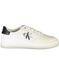 Calvin Klein - Chic Lace-Up Sneakers With Contrast Detailing - Lyst