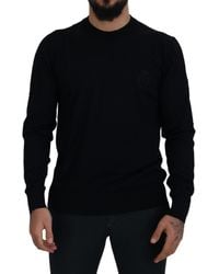 Dolce & Gabbana - Elegant Virgin Wool Pullover Sweater - Lyst
