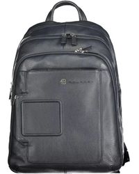 Piquadro - Leather Backpack - Lyst