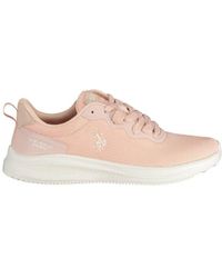 U.S. POLO ASSN. - Chic Lace-Up Sneakers With Contrasting Details - Lyst
