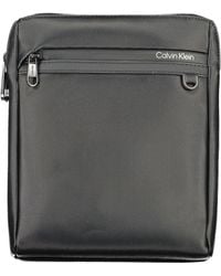 Calvin Klein - Black Polyester Shoulder Bag - Lyst