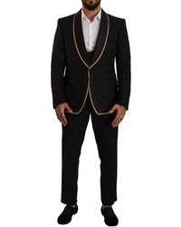 Dolce & Gabbana - Elegant Silk Blend 3-Piece Suit - Lyst