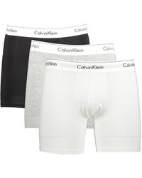 Calvin Klein - Modern Stretch Cotton Boxer Briefs Triple Pack - Lyst