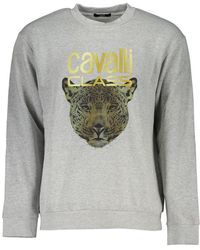 Class Roberto Cavalli - Elegant Crew Neck Designer Sweatshirt - Lyst
