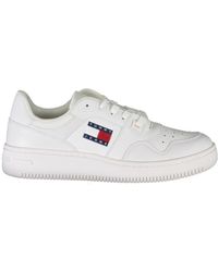 Tommy Hilfiger - Classic Lace-Up Sneakers With Contrast Accents - Lyst