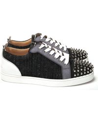 Christian Louboutin No Limit F18 High 'version Silver' in Blue for Men |  Lyst