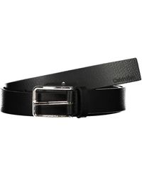 Calvin Klein - Elegant Leather Belt With Metal Buckle - Lyst