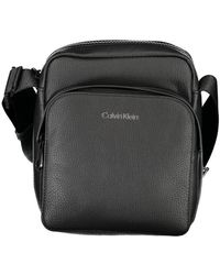 Calvin Klein - Elegant Shoulder Bag With Contrasting Accents - Lyst