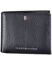 Tommy Hilfiger - Elegant Leather Wallet With Contrast Details - Lyst