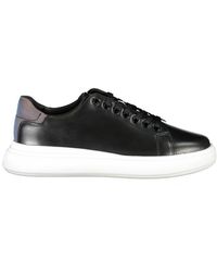 Calvin Klein - Chic Contrasting Lace-Up Sneakers - Lyst