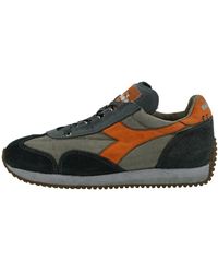 Diadora - Beige Equipe H Dirty Stone Leather Sneakers - Lyst