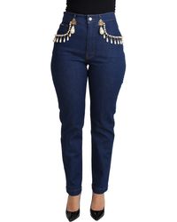 Jean skinny stretch bleu clair lavé Jean Dolce & Gabbana pour homme en coloris Bleu Homme Vêtements Jeans Jeans skinny 