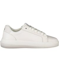 Calvin Klein - White Polyester Sneaker - Lyst