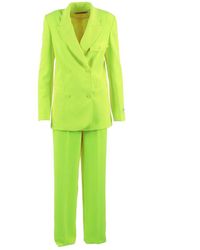 hinnominate - Chic Crepe Double-Breasted Suit Set - Lyst