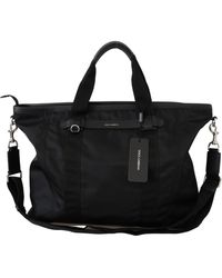 Dolce & Gabbana Leather Travel Bag Black Vas9802