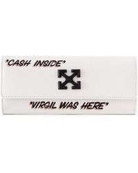 Off-White c/o Virgil Abloh - Off- Leather Wallet - Lyst