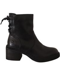 Fly London Sino Boots in Green | Lyst UK
