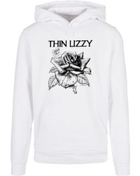 Merchcode - Thin lizzy basic hoody mit rose-logo - Lyst