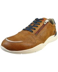 Mustang - Low Sneaker Low Top 4138309 307 Cognac Kunstleder Für Herren - Lyst