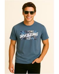 Jack & Jones - T-Shirt Logo Rundhalsausschnitt T-Shirt Für Herren - Lyst