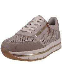 Mustang - Low Sneaker Low Top 1498302 318 Taupe Kunstleder Für Damen - Lyst