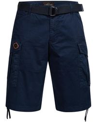 Alessandro Salvarini - A. Salvarini Designer Cargo Shorts Cargoshorts Kurze Hose Gürtel As133 Für Herren - Lyst