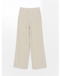 LC Waikiki - Slim-Fit-Hose Aus Leinen Für Damen - Lyst