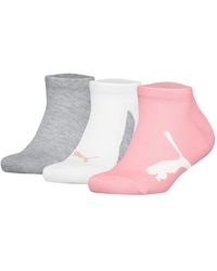 PUMA - Kinder Sneakersocken, 3Er Pack Bwt Sneaker 3P, Logos, Einfarbig - Lyst