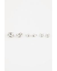 Defacto - Ohrringe Mit 3-Teiligem Ring Und Silber C4743Axns Für Damen - Lyst