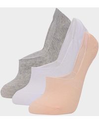 Defacto - 3-Teilige Baumwoll-Ballerina-Socken E2027Axns Für Damen - Lyst