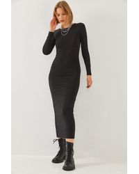Bianco Lucci - Langes Kleid 376 Für Damen - Lyst