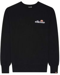Ellesse - Sweatshirt fierro sweater, rundhals, langarm, logo-stickerei - Lyst