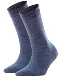 FALKE - Socken 2er pack softmerino so, kurzsocken, einfarbig - Lyst