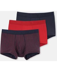 Dagi - Marineblau 4210 3-Teiliger Gemusterter Micro-Modal-Boxer Für Herren - Lyst