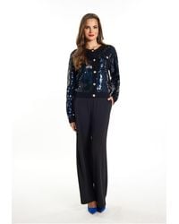 faina - Strickjacke Und Pailletten-Minia – Bequemer Schnitt Für Damen - Lyst