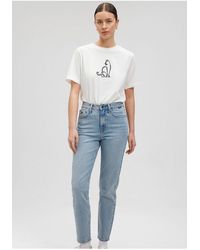 Mavi - Es t-shirt mit katzenstickerei regular fit-70057 - Lyst