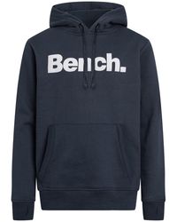 Bench - Pullover kapuzensweatshirt skinner mit markenprint - Lyst