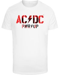 Merchcode - Acdc pwrup photo logo t-shirt - Lyst