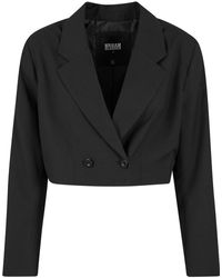 Urban Classics - Ladies Cropped Blazer Für Damen - Lyst