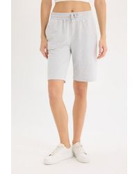 Defacto - Regular Fit Normal Taille Gerade Bein Bermuda Shorts W9369Az25Sm Für Damen - Lyst