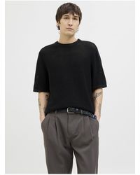 Jack & Jones - Gestricktes T-Shirt Gestreift Gestricktes T-Shirt Für Herren - Lyst
