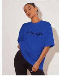 uyguntarz - T-Shirt Mit Michelangelo-Aufdruck - Lyst
