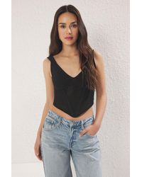 Trendyol - Schwarze, Durchbrochene, Dünne Strickbluse Mit Reißverschluss Für Damen - Lyst
