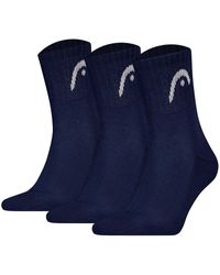 Head - Socken, 3Er Pack All Sports Training Short Crew, Sportsocken, Logo, Einfarbig - Lyst