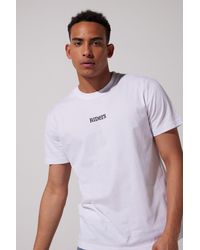 Lee Jeans - Weißes T-Shirt Mit Rundhalsausschnitt Und Normaler Passform, 100 Baumwolle Für Herren - Lyst