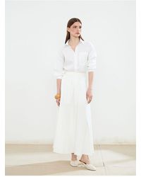 LC Waikiki - Lcw Modest Rock Aus Leinenmischung Mit Elastischem Bund Für Damen - Lyst