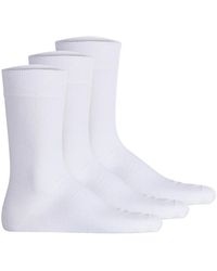 Hudson Jeans - Socken, 3Er Pack Easy, Komfortbund, Basic Socken, Einfarbig - Lyst