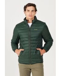 Wrangler - Regular Fit, Normaler Schnitt, Gesteppte-Puffermantel Mit Kapuze Für Herren - Lyst